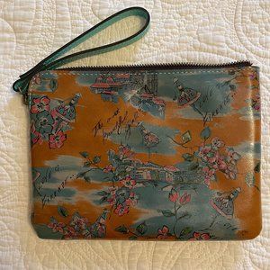 Patricia Nash Wristlet Beautiful Girl Print Leandra 10th Anniversary